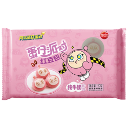 思念 蛋仔派对红豆包120g6只 儿童卡通包点速食早餐加热即食早饭