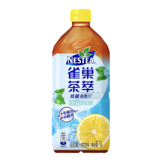 雀巢 茶萃低糖冰极柠檬茶1L*2升大瓶装整箱桃子清乌龙混合果汁茶饮料