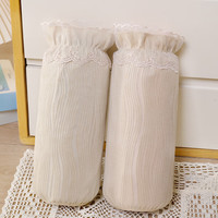 三栖虎 蕾丝花边绒布袖套