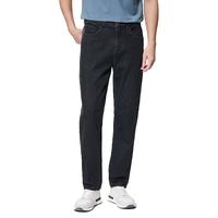 与狼共舞【长绒棉】牛仔裤男25年固色通勤舒适弹力亲肤男士牛仔长裤 黑灰 31