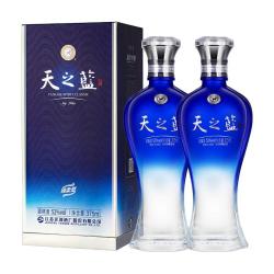 洋河 口感绵柔 绵柔浓香型白酒 礼袋  双支装