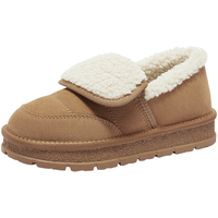 森达毛毛鞋女款冬季保暖毛绒户外休闲鞋ZTE31DM4 黄棕 38