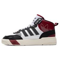阿迪达斯 （adidas）  三叶草高帮板鞋 2024春透气运动休闲时尚男板鞋 龍年款//白红黑 43 (内长265mm)