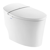 安华ANNWA 智能马桶全自动即热抗菌家用杀菌座坐便器全功能无水压限制 T605A【升级脚感冲水+低压可用】  400坑距（适用385mm及以上）