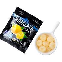 大马碧富 薄荷糖 马来西亚进口咸柠檬薄荷vc海盐润喉糖整盒装 薄荷柠檬味糖果15g