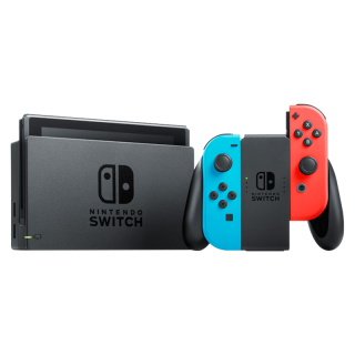 任天堂 NintendoSwitch 国行续航增强版 游戏机掌机NS续航增强红蓝主机+马里奥