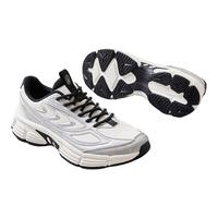 鸿星尔克峥嵘男鞋运动鞋秋冬增高休闲鞋减震千禧复古老爹鞋 006正黑 41