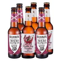  GREENE KING 格林王 双头魔 精酿啤酒 330ml*3瓶+贝尔黑文 弯曲的蓟花 精酿啤酒 330ml*3瓶