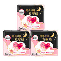 kotex/高洁丝 夜用量多型 女士夜安裤 L 12条