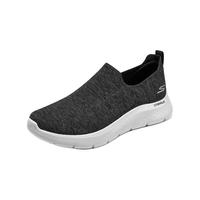 SKECHERS 斯凯奇 男鞋健步鞋男休闲鞋一脚蹬百搭透气网面鞋舒适夏季