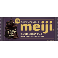 明治 超纯黑巧克力70% 休闲零食 排块 65g
