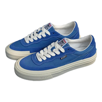 VISION STREET WEAR【24春】FLAT TOP 克莱因蓝低帮翻毛皮帆布鞋男女街头滑板鞋 克莱因蓝 41