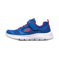 斯凯奇(Skechers)童鞋2024夏季儿童软底跑步鞋大网眼网面鞋女童运动鞋大童 蓝色/红色-BLRD/男童 内长21.5cm /34码