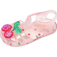 斯纳菲（Snoffy）女童果冻鞋2024夏季儿童软底凉鞋宝宝可爱水果配饰包头凉鞋 樱桃布丁粉 /237212 29 29码