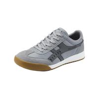 斯凯奇（Skechers）2024春季男鞋户外运动休闲鞋复古板鞋低帮鞋德训鞋183282 灰色/GRY 45