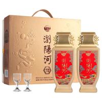 瀏陽河 LIUYANGHE LIQUOR浏阳河【8万+人已加购】窖藏之路酱香型白酒53度500ml*2瓶礼盒装纯粮酒 浏阳河窖藏之路礼盒2瓶装 浏阳河窖藏之路礼盒2瓶装