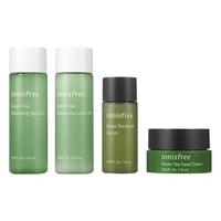 innisfree/悦诗风吟 经典水乳绿茶精粹平衡补水保湿 旅行小样4件套 护肤水25ml+护肤乳25ml+精华15ml+面霜10ml/套
