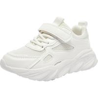 哈比熊童鞋小白鞋春秋儿童运动鞋男童鞋女童网面休闲鞋GS7577 白色32码 白色(网面)