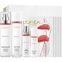 L'OREAL PARIS巴黎欧莱雅 欧莱雅复颜视黄醇水乳套装((爽肤水130ml+乳液110ml+赠同款水65ml*1+乳液50ml*1+日霜15ml*1 ))