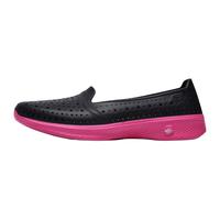 SKECHERS 斯凯奇 H2 GO 女士休闲运动鞋 14690/BKHP 黑色/桃红 38