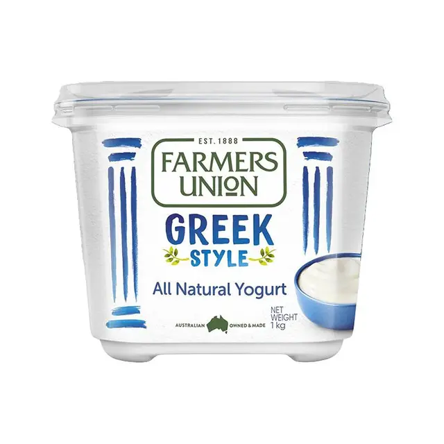 FARMERS UNION 农夫联盟 澳大利亚 农夫联盟 希腊原味 未加糖酸奶 Farmers U 1kg无蔗糖原味