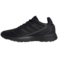 adidas 阿迪达斯 男童鞋女童鞋2022春季小孩运动鞋黑色跑步鞋EH2543