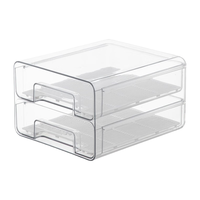 Katei Story 家の物语 冰箱收纳盒厨房抽屉冷冻保鲜盒鸡蛋盒水果盒大容量食品冻肉分格盒 双层抽屉鸡蛋盒32格*1