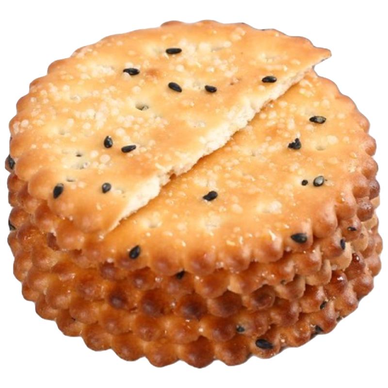 黑芝麻饼干老式怀旧零食薄脆整箱8090后早餐酥脆手工营养
