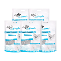 all for paws 玉米豆腐猫砂2.7kg*6袋装 afp猫砂 低粉尘易结团可冲厕所猫砂