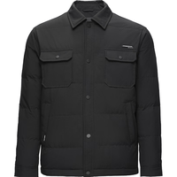 HLA海澜之家羽绒服男24新翻领石墨烯外套男冬HWRAW4W086A 黑色6K 185/100A 2XL165~176斤