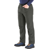 迪卡侬SH100男冬雪地徒步防泼水保暖长裤军绿色-2943804-M/W31-L31 M-/-W31-L31