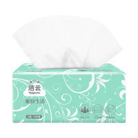 洁云雅致生活抽纸纸巾餐巾纸3层100抽面巾纸家用纸抽实惠装整箱 3层 100抽 5包