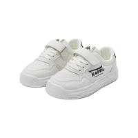 KAPPA KIDS卡帕童鞋男童运动鞋春季儿童板鞋休闲百搭女童跑步鞋小白鞋 068米白/黑 24码内长约165mm