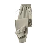 班尼路 雪尼尔加绒休闲阔腿裤重磅直筒裤