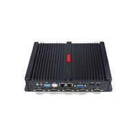 联想（Lenovo）嵌入式工控机无风扇防尘微型电脑ECE-C22 J1800/8G/128G固态/Wifi/6串口/8USB接口/支持win7