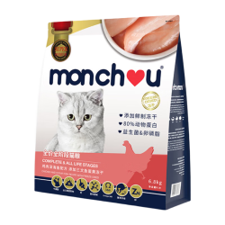 monchou 曼斯特 慕安士（Monchou） 鸡肉深海鱼配方冻干猫粮6.8kg