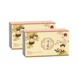 茶颜悦色 冷泡茶包 同心瓶桂花&蜜桃乌龙2盒80g共32枚节日毕业礼物水果茶
