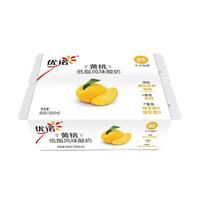 yoplait 优诺 黄桃低脂酸奶风味发酵乳100g*6杯  低温酸牛奶生鲜