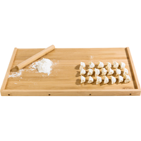 竹匠人家家用擀面板厨房和面板菜板竹切菜板抗菌防霉大号砧板揉面案板楠竹 无围挡款100*59*1.7cm加配件全套