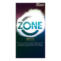 JEX捷古斯ZONE系列零触感避孕套6只装安全套超薄持久套套