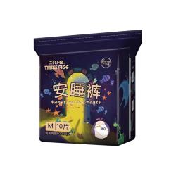 三只小猪 经期裤安睡裤安心裤裤型卫生巾超弹经期用防漏夜用3片装