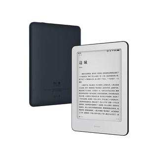 Xiaomi小米（MI） 多看电纸书智能办公触摸屏学生小说6英寸小说PDF水墨灯墨水屏阅读器迷你电子书阅览器礼品 多看电纸书+皮套-纯色十字纹 （蓝色）