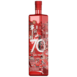 牛栏山 百年牛栏山 红方瓶 70 53%vol 清香型白酒 220ml 单瓶装