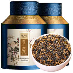 赛八仙 茶叶特级 祁门红茶特级蜜香浓香型茶叶 2023新茶祁门红香螺500g