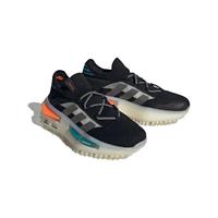 adidas阿迪达斯三叶草NMD_S1 J男大童经典boost运动鞋GW2186 黑/银灰/蓝 37(230mm)