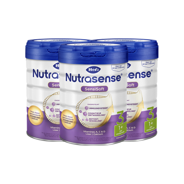 Hero Baby HeroBaby白金版DHA婴幼儿配方进口儿童牛奶粉3段700g 1岁+