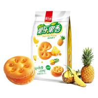 嘉士利 果乐果香 夹心饼干 凤梨味 85g*6袋