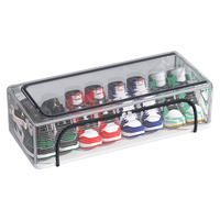 友纳（YOUNA） 透明鞋盒收纳盒家用床底收纳柜防尘装鞋子的整理箱宿舍 大号【60*30*16cm】2个装