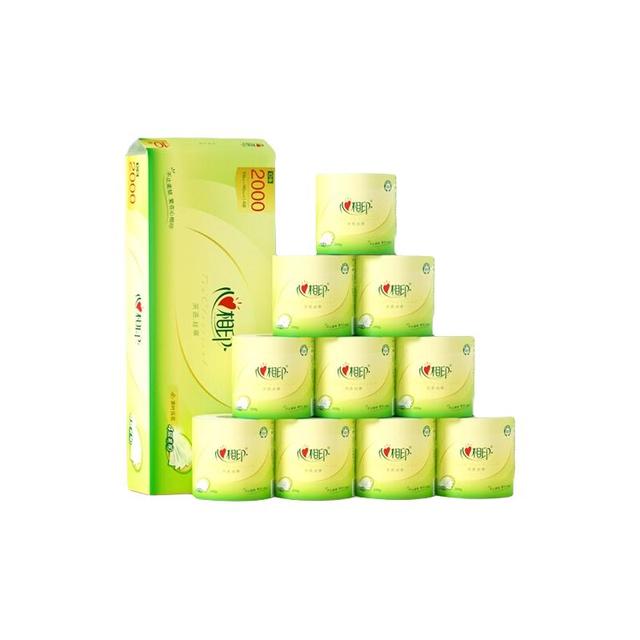 88VIP：心相印 加厚 卷筒纸茶语丝享卷纸200g10卷