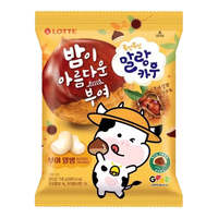 LOTTE乐天板栗味牛奶糖158g 零食